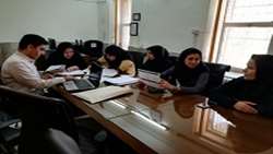 جلسه بازنگری سر فصل دروس رشته کاردرمانی 